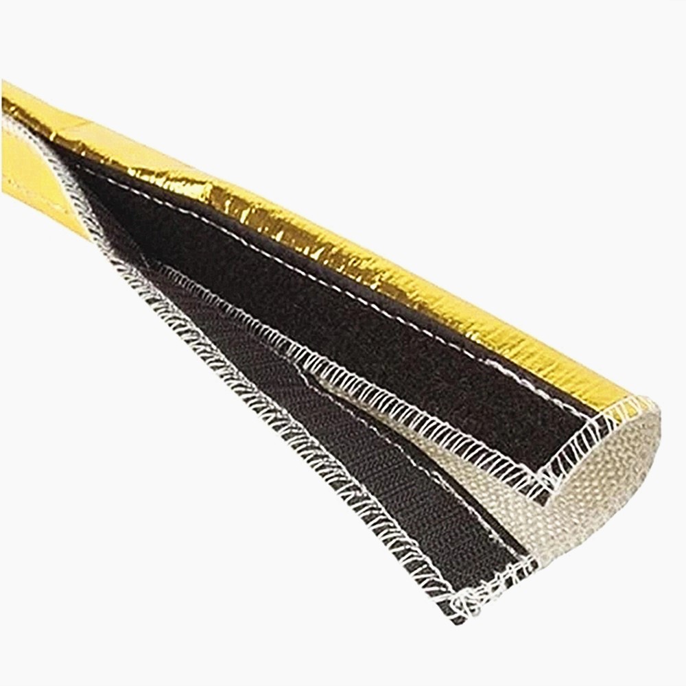 ヒートシュラウドゴールド：重要な配線とケーブルを保護するために設計された耐熱性と耐摩耗性。接続を外すことなく設置可能