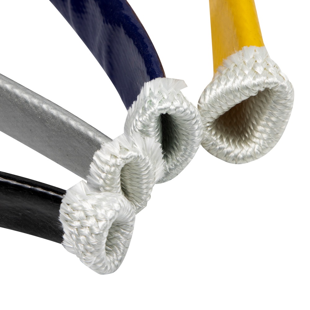 ワイヤー、ホース、オイルライン用黒色シリコンコーティングヒートスリーブの自動車用途